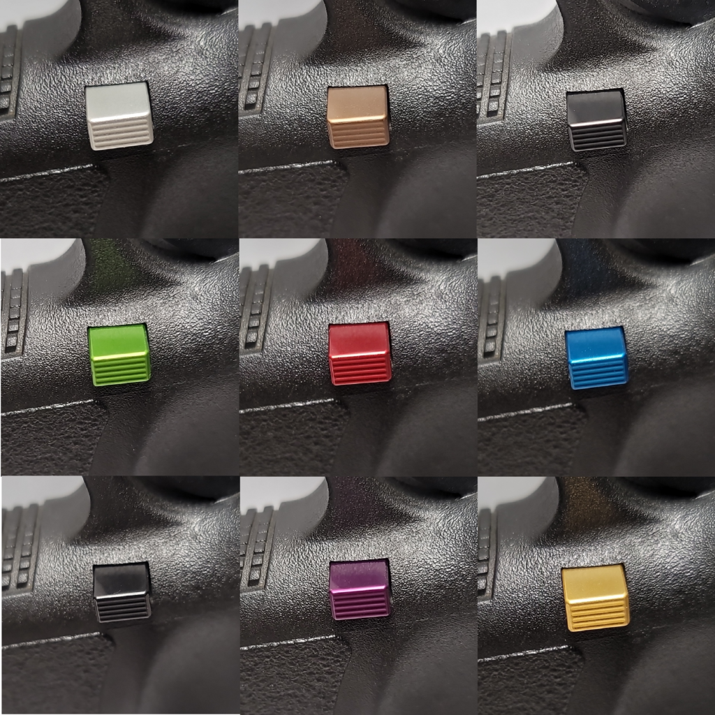 Serpico Performance® Gen 1-3 Aluminum Magazine Release Extended and Serrated