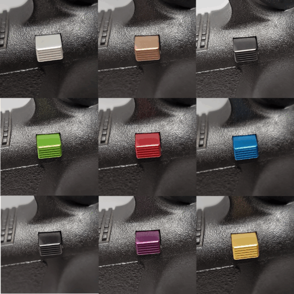 Serpico Performance® Gen 1-3 Aluminum Magazine Release Extended and Serrated