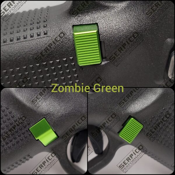 Serpico Performance® Gen 4-5 Aluminum Magazine Release Serrated - Image 9