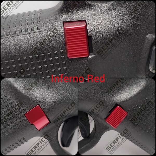 Serpico Performance® Gen 4-5 Aluminum Magazine Release Serrated - Image 5