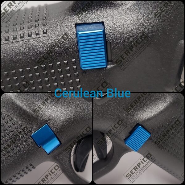 Serpico Performance® Gen 4-5 Aluminum Magazine Release Serrated - Image 3