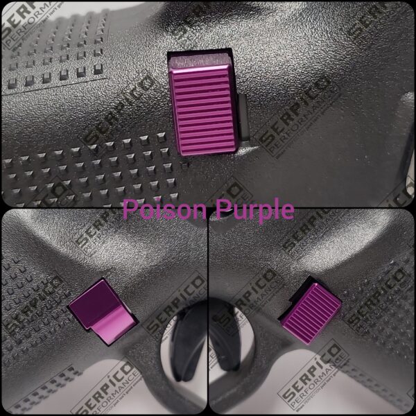 Serpico Performance® Gen 4-5 Aluminum Magazine Release Serrated - Image 6