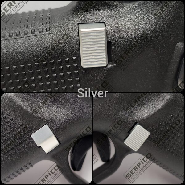 Serpico Performance® Gen 4-5 Aluminum Magazine Release Serrated - Image 2
