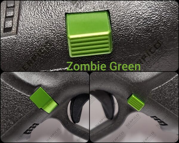 Serpico Performance® Gen 1-3 Aluminum Magazine Release Extended and Serrated - Image 5
