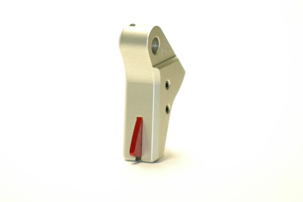 Serpico Performance® Bravo AL™ Flat Face Aluminum Trigger Shoe SILVER fits Gen 1-4 Glock and P80 All Models - Image 3