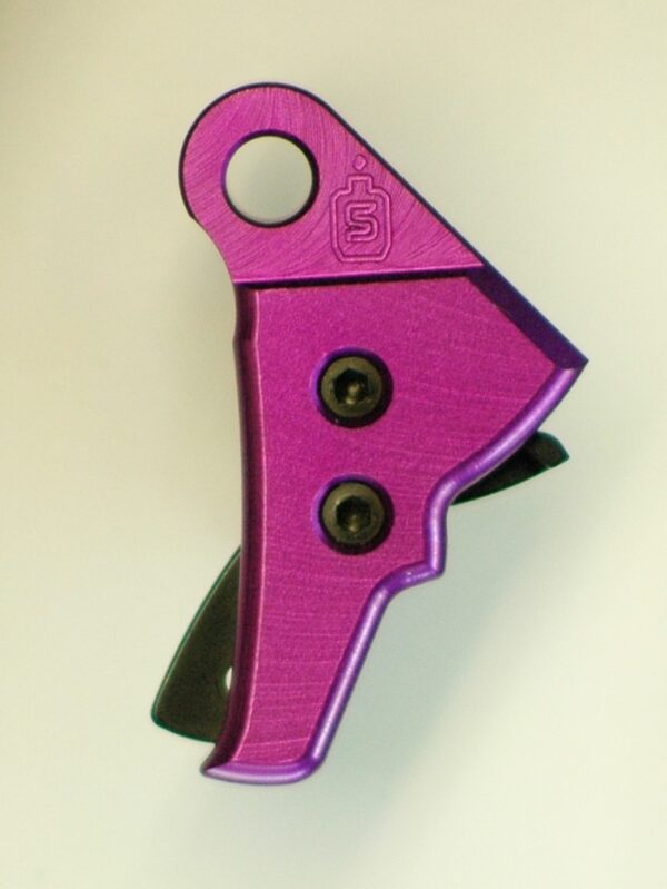 Serpico LYTE Gen 3-4 Aluminum Enhanced Trigger Shoe Poison Purple fits Glock - Image 5