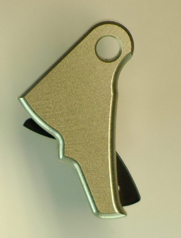 Serpico LYTE Gen 3-4 Aluminum Enhanced Trigger Shoe Silver fits Glock - Image 3