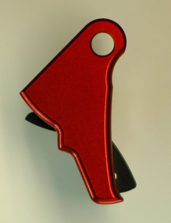 Serpico LYTE Gen 3-4 Aluminum Enhanced Trigger Shoe Inferno Red fits Glock - Image 3