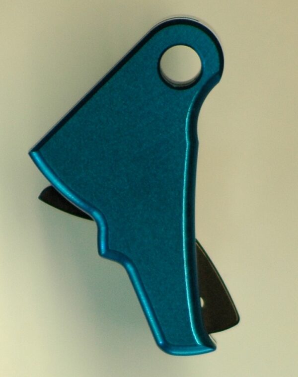 Serpico LYTE Gen 3-4 Aluminum Enhanced Trigger Shoe Cerulean Blue fits Glock - Image 4