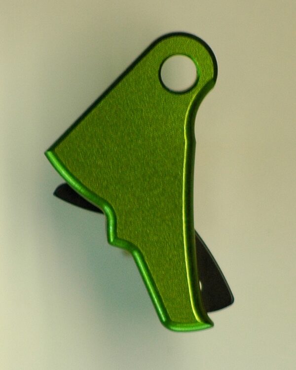 Serpico LYTE Gen 3-4 Aluminum Enhanced Trigger Shoe Zombie Green fits Glock - Image 4