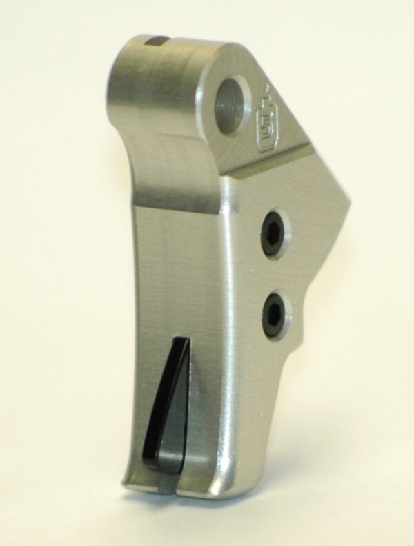 Serpico LYTE Gen 3-4 Aluminum Enhanced Trigger Shoe Silver fits Glock - Image 4