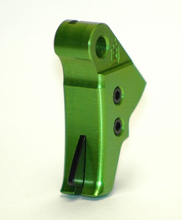 Serpico LYTE Gen 3-4 Aluminum Enhanced Trigger Shoe Zombie Green fits Glock