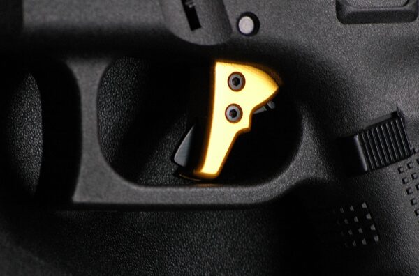 Serpico LYTE Gen 3-4 Aluminum Enhanced Trigger Shoe Midas Gold fits Glock - Image 5