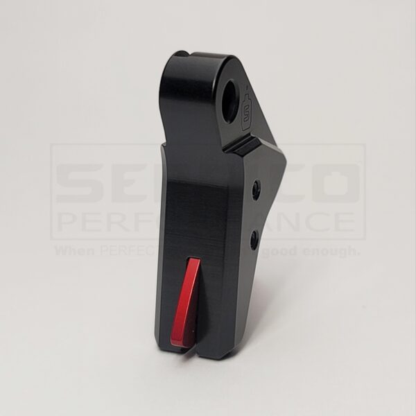 Serpico Performance® Bravo AL™ Flat Face Aluminum Trigger Shoe BLACK fits Gen 5 Glock - Image 3
