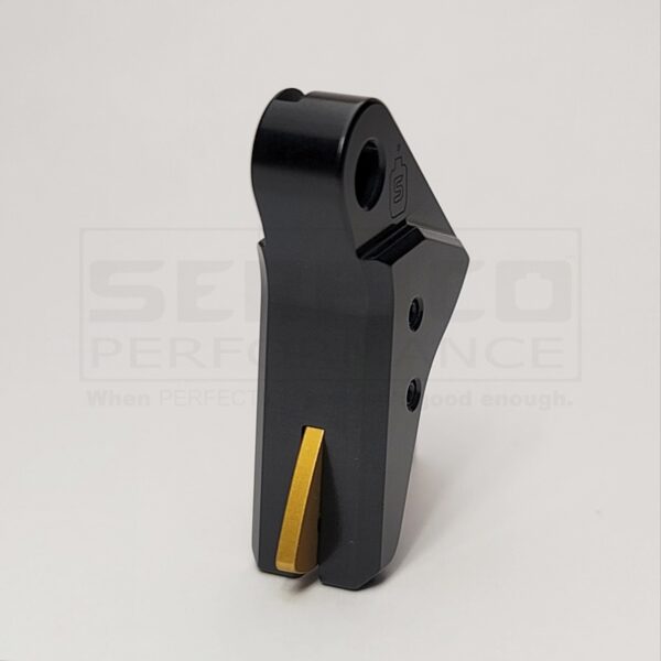 Serpico Performance® Bravo AL™ Flat Face Aluminum Trigger Shoe BLACK fits Gen 5 Glock - Image 4