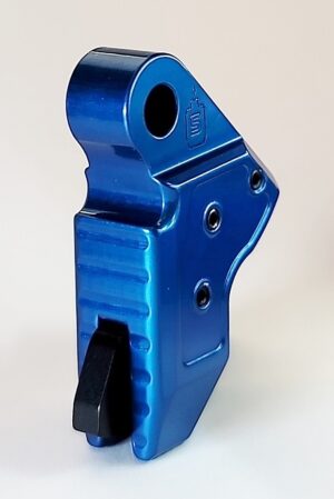 Serpico Performance STRYKE 5 Aluminum Flat Faced Trigger Shoe Cerulean Blue fits Glock Gen 5