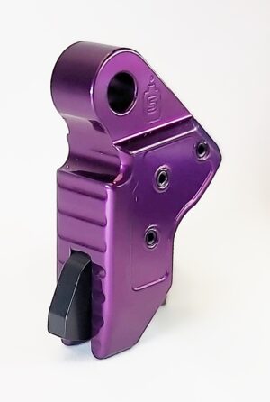 Serpico Performance STRYKE 5 Aluminum Flat Faced Trigger Shoe Poison Purple fits Glock Gen 5