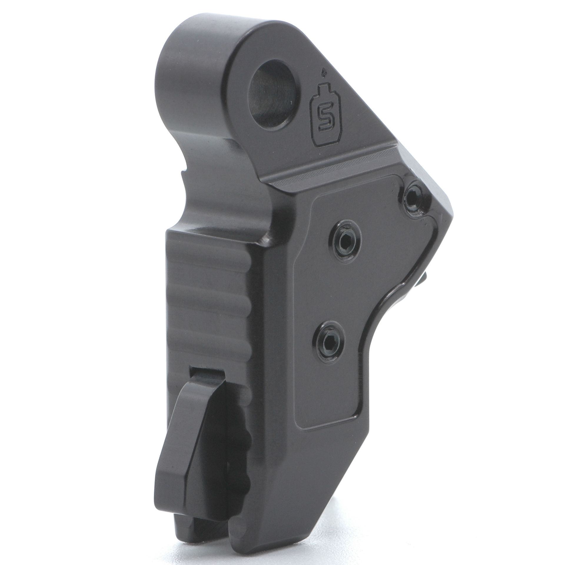 Serpico Performance STRYKE 5 Aluminum Flat Faced Trigger Shoe Matte Black fits Glock Gen 5 - Image 2