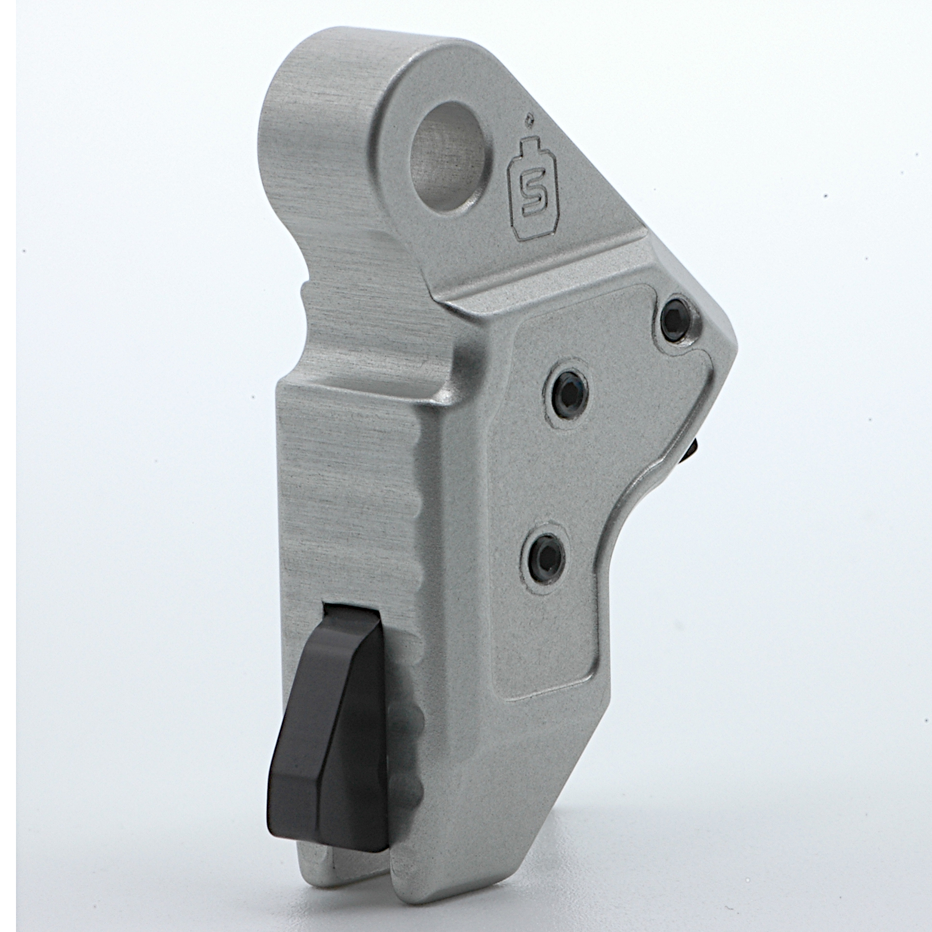 Serpico Performance STRYKE 5 Aluminum Flat Faced Trigger Shoe Matte Silver fits Glock Gen 5 - Image 3