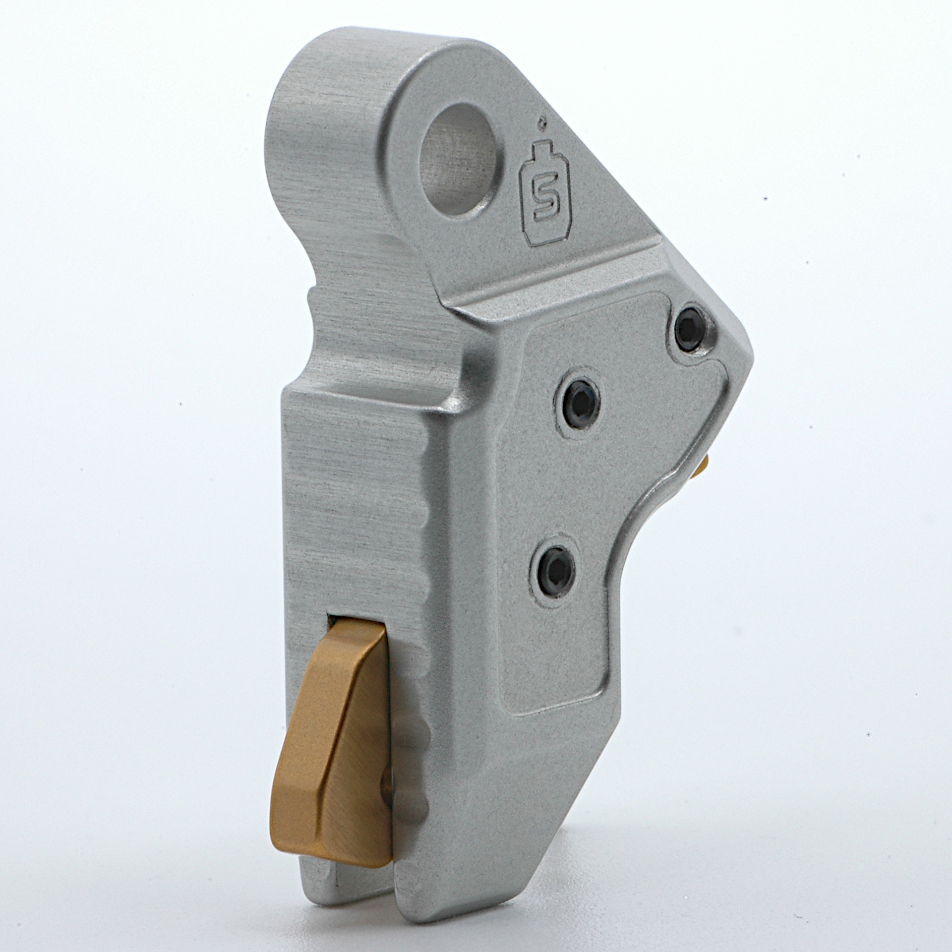 Serpico Performance STRYKE 5 Aluminum Flat Faced Trigger Shoe Matte Silver fits Glock Gen 5 - Image 5