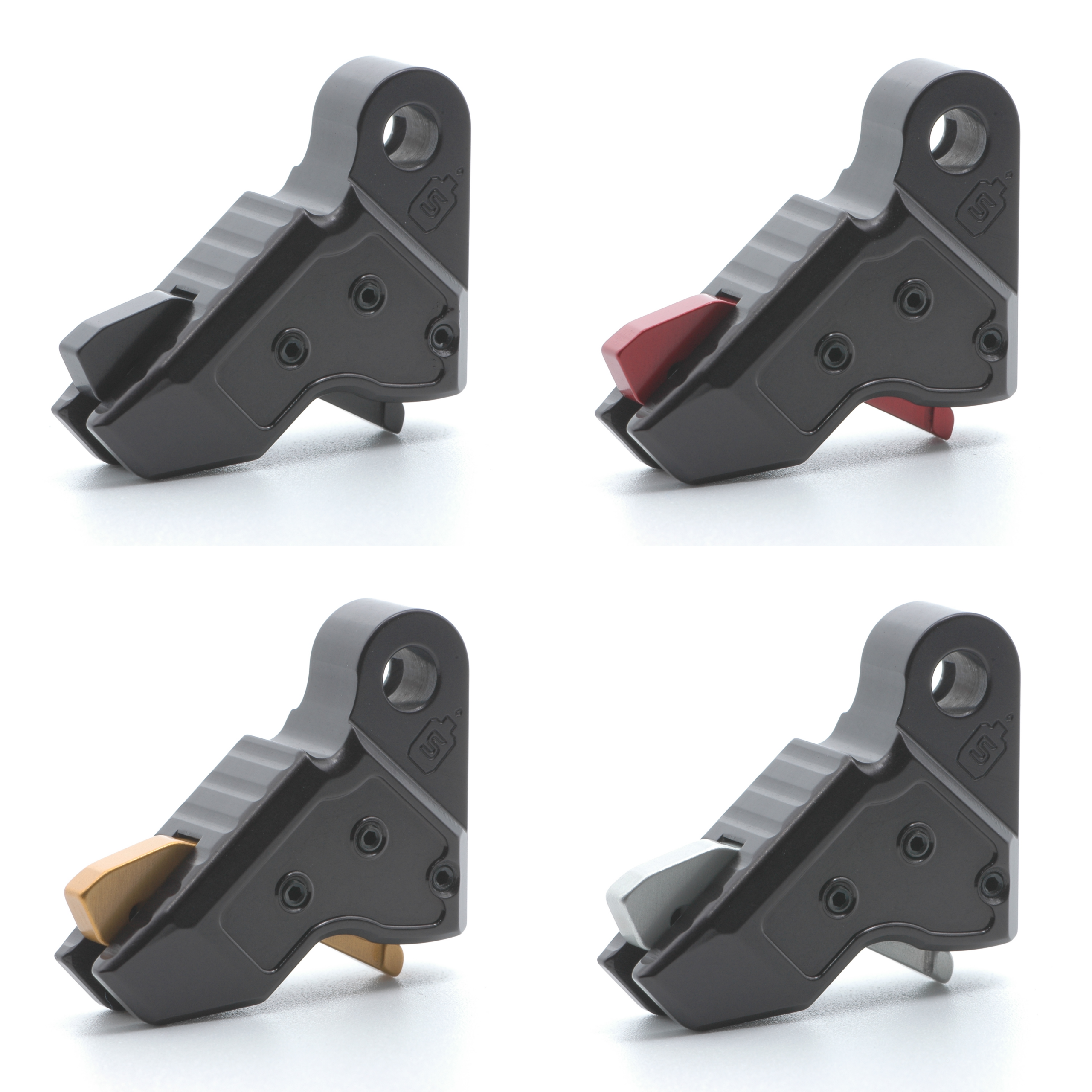 Serpico Performance STRYKE 5 Aluminum Flat Faced Trigger Shoe Matte Black fits Glock Gen 5