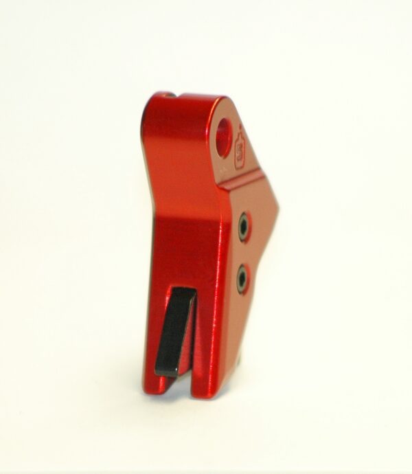 Serpico TANTO™ Gen 3-4 Aluminum Flat Faced Trigger Shoe Inferno Red fits Glock - Image 5