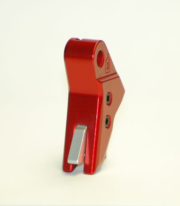 Serpico TANTO™ Gen 3-4 Aluminum Flat Faced Trigger Shoe Inferno Red fits Glock - Image 4