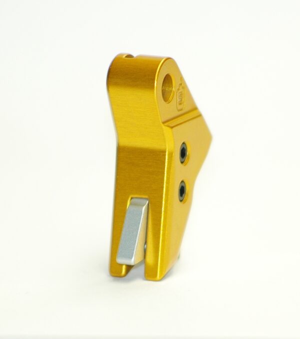 Serpico TANTO™ Gen 3-4 Aluminum Flat Faced Trigger Shoe Midas Gold fits Glock - Image 5