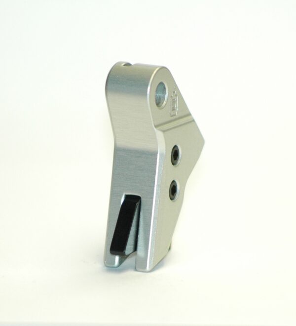 Serpico TANTO™ Gen 3-4 Aluminum Flat Faced Trigger Shoe Silver fits Glock - Image 4