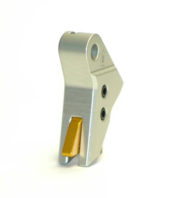 Serpico TANTO™ Gen 3-4 Aluminum Flat Faced Trigger Shoe Silver fits Glock - Image 7