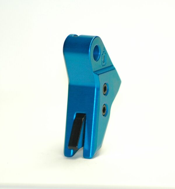 Serpico TANTO™ Gen 3-4 Aluminum Flat Faced Trigger Shoe Cerulean Blue fits Glock - Image 3
