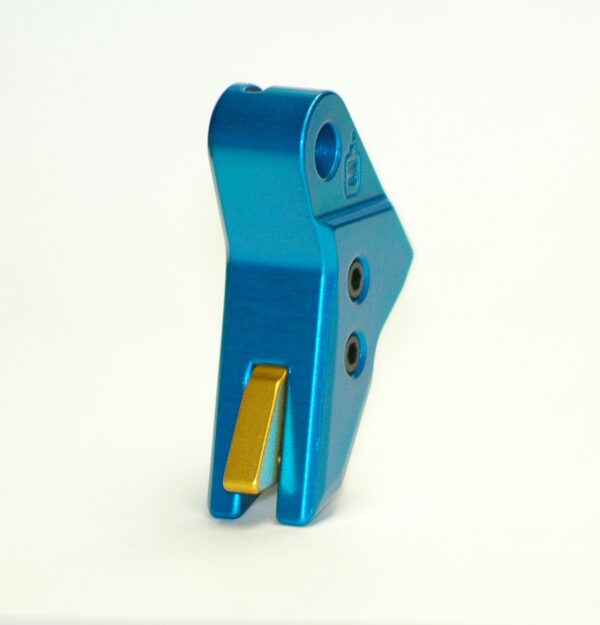 Serpico TANTO™ Gen 3-4 Aluminum Flat Faced Trigger Shoe Cerulean Blue fits Glock - Image 6