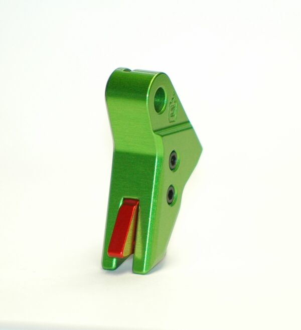 Serpico TANTO™ Gen 3-4 Aluminum Flat Faced Trigger Shoe Zombie Green fits Glock - Image 7