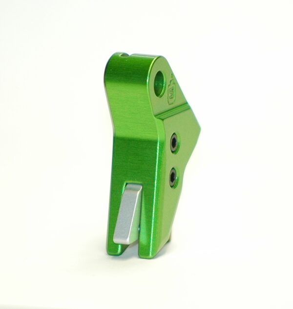 Serpico TANTO™ Gen 3-4 Aluminum Flat Faced Trigger Shoe Zombie Green fits Glock - Image 4
