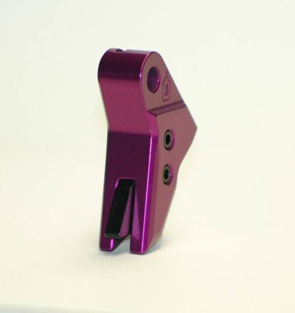 Serpico TANTO™ Gen 3-4 Aluminum Flat Faced Trigger Shoe Poison Purple fits Glock - Image 6