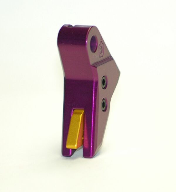 Serpico TANTO™ Gen 3-4 Aluminum Flat Faced Trigger Shoe Poison Purple fits Glock - Image 2