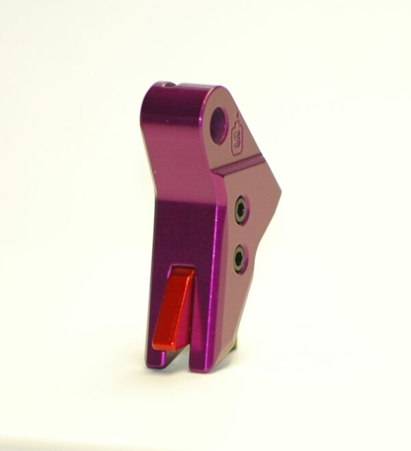 Serpico TANTO™ Gen 3-4 Aluminum Flat Faced Trigger Shoe Poison Purple fits Glock - Image 7