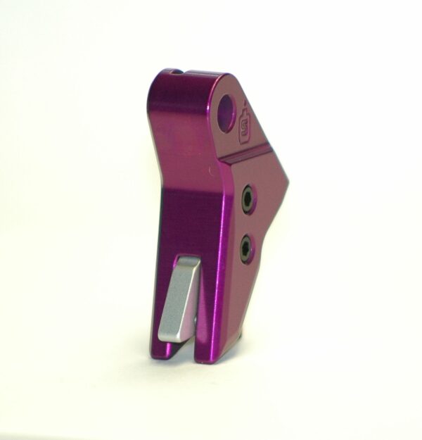 Serpico TANTO™ Gen 3-4 Aluminum Flat Faced Trigger Shoe Poison Purple fits Glock - Image 4
