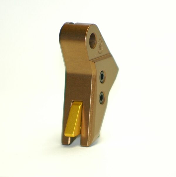 Serpico TANTO™ Gen 3-4 Aluminum Flat Faced Trigger Shoe FDE/Brown fits Glock - Image 6