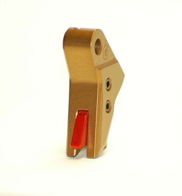 Serpico TANTO™ Gen 3-4 Aluminum Flat Faced Trigger Shoe FDE/Brown fits Glock - Image 5