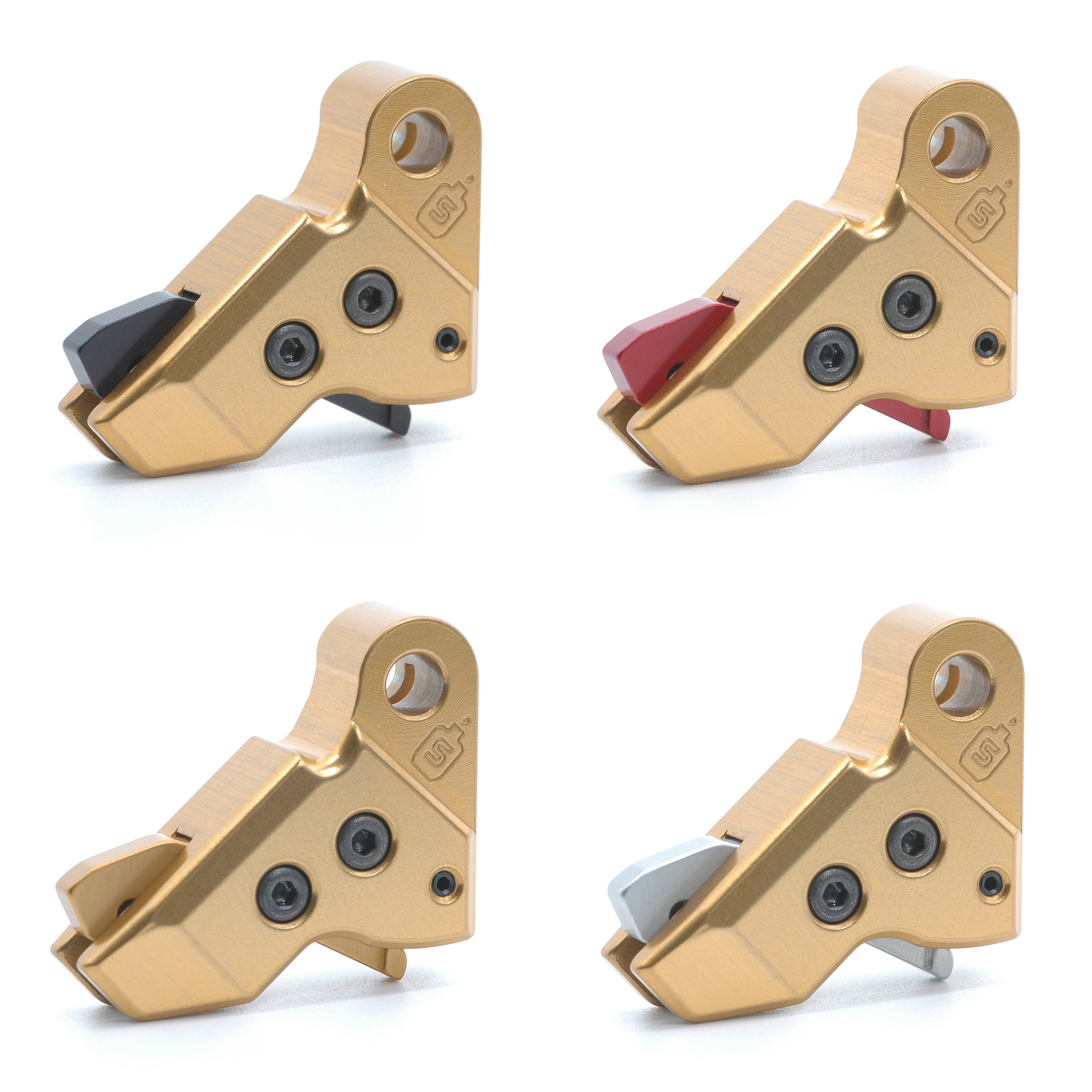 Serpico Performance STRYKOUT™ Gen 3-4 Trigger Shoe Gold for Glock®