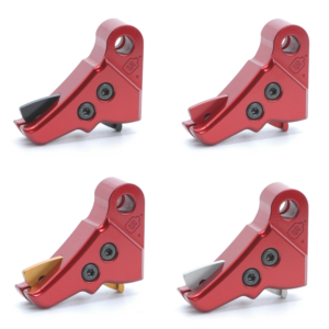 Serpico LYTE Gen 3-4 Aluminum Enhanced Trigger Shoe Inferno Red fits Glock