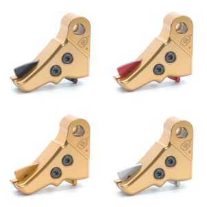 Serpico LYTE Gen 3-4 Aluminum Enhanced Trigger Shoe Midas Gold fits Glock