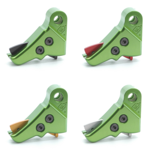 Serpico LYTE Gen 3-4 Aluminum Enhanced Trigger Shoe Zombie Green fits Glock