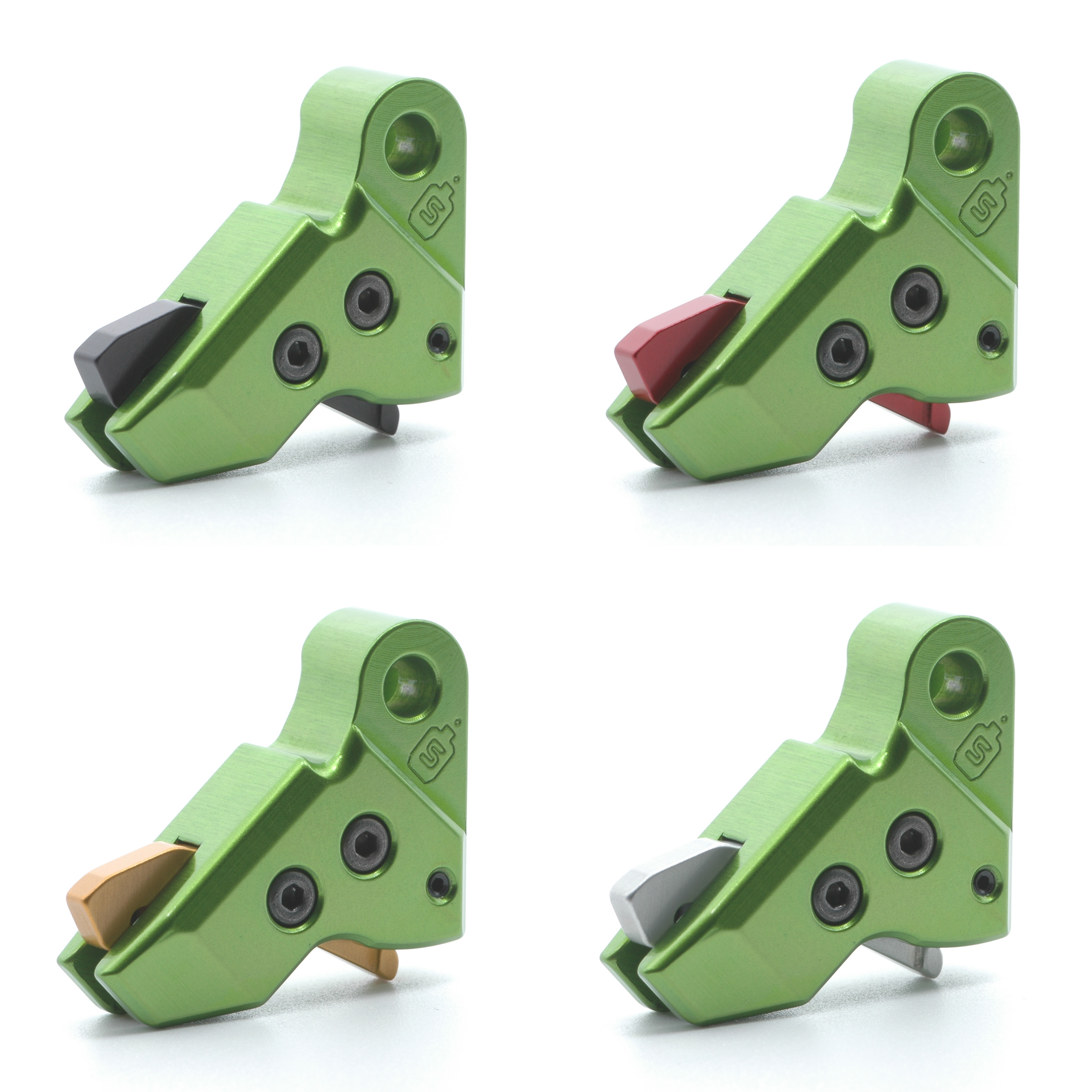 Serpico Performance STRYKOUT™ Gen 3-4 Trigger Shoe Zombie Green for Glock®